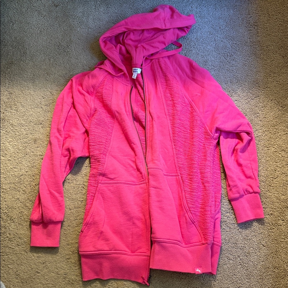 JoyLab Vibrant Pink Zip-Up Jacket
